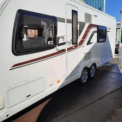 Swift Elegance 630 4 Berth Twin Axle Tourer. 2015. Fixed Bed. £16995.00