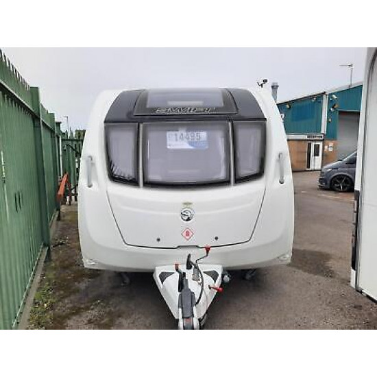 Swift Challenger 645 SE Twin Axle 4 Berth Tourer. 2014. Transverse Bed. £14495.00